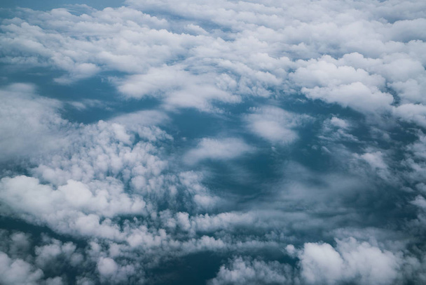 Sky and clouds viewed from airplane - Photo, Image
