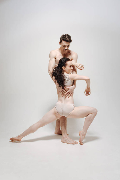 Inventive young couple dancing  - 写真・画像