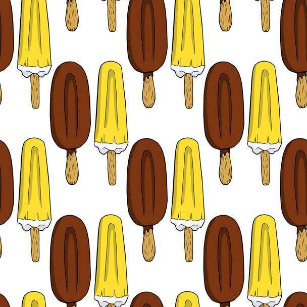 Ice cream pattern - ベクター画像
