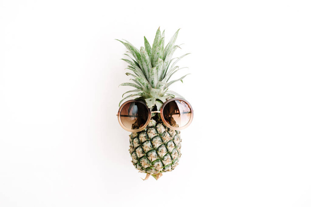 Hipster pineapple in sunglasses - Photo, Image