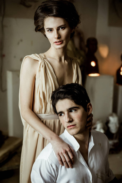 Young man and woman - Foto, afbeelding