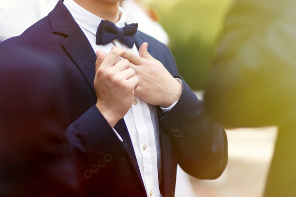 stylish confident man in suit  - Photo, Image