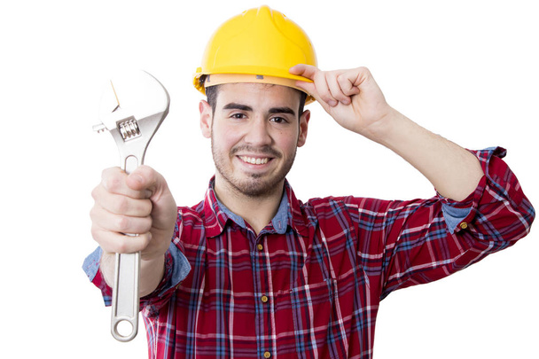 builder, worker and professional construction - Valokuva, kuva