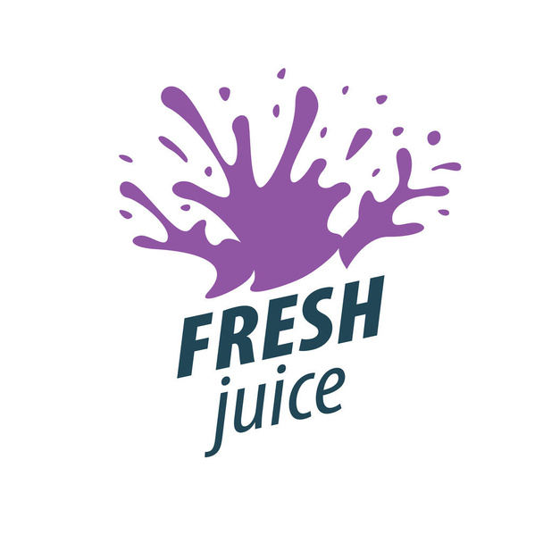 juice splash vector sign - Вектор,изображение