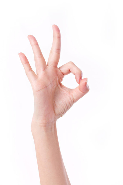 ok gesto de la mano signo
 - Foto, Imagen