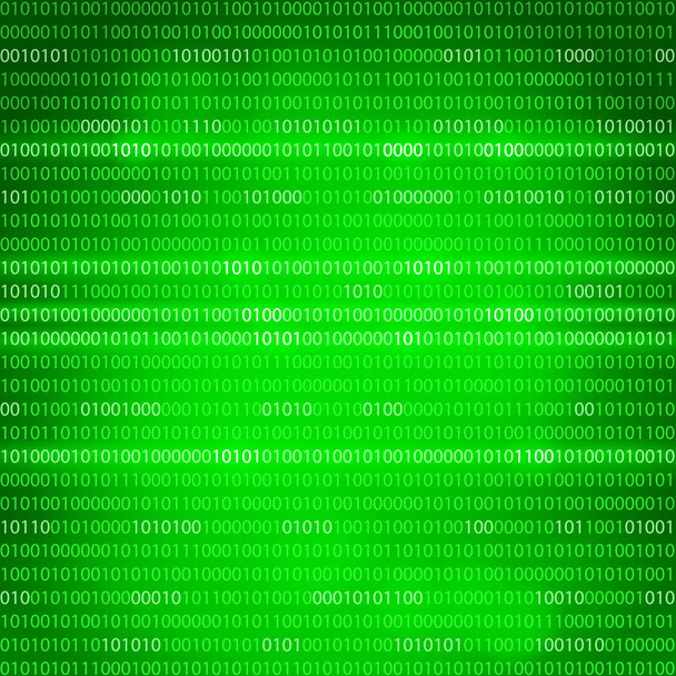Background in a matrix style. Falling random numbers. Web Developer. Computer Code. Vector Illustration. Eps10. - Vector, Image