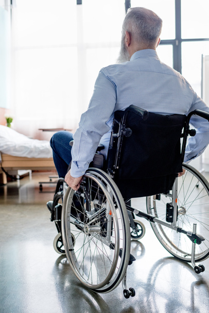 Senior patient in wheelchair - 写真・画像