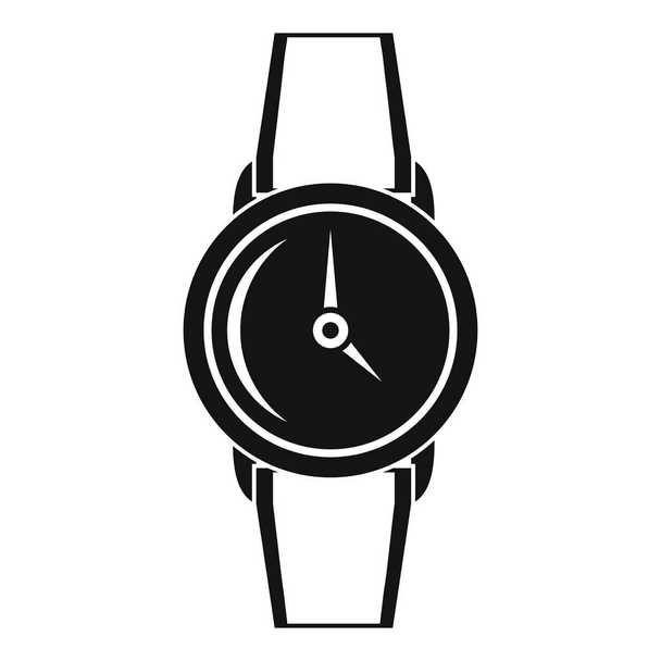 Wristwatch icon, simple style - Vector, Image