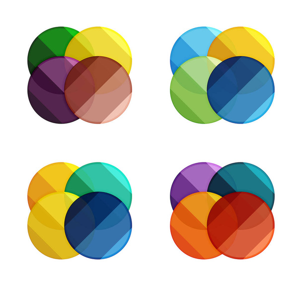 Vector circle banners - Vector, Image