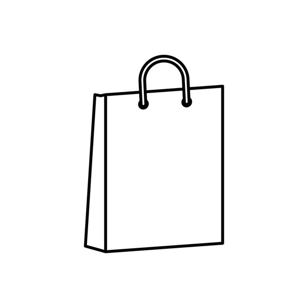 Покупки сумка ізольовані
 - Вектор, зображення