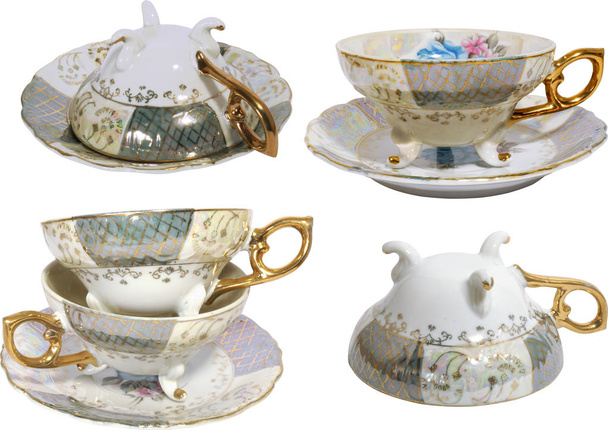Set di tazze da tè vintage in ceramica
 - Foto, immagini