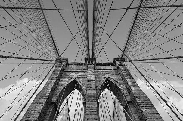 Γέφυρα του Μπρούκλιν στη Νέα Υόρκη, ΗΠΑ - Φωτογραφία, εικόνα