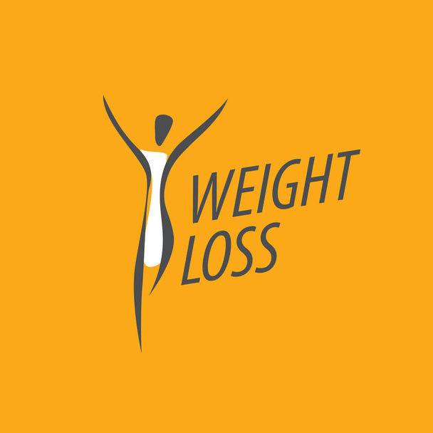 Logo zur Gewichtsabnahme - Vektor, Bild