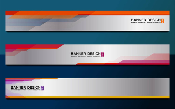 Banner web de negocios
 - Vector, Imagen