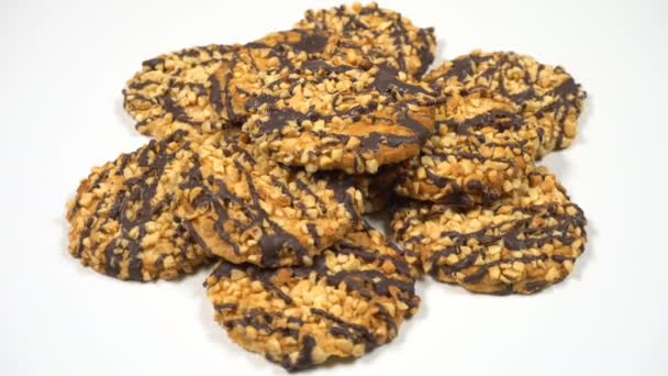 koekjes met noten en chocolade - Video