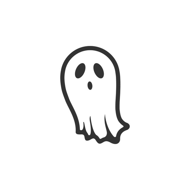 Icône fantôme Halloween
 - Vecteur, image
