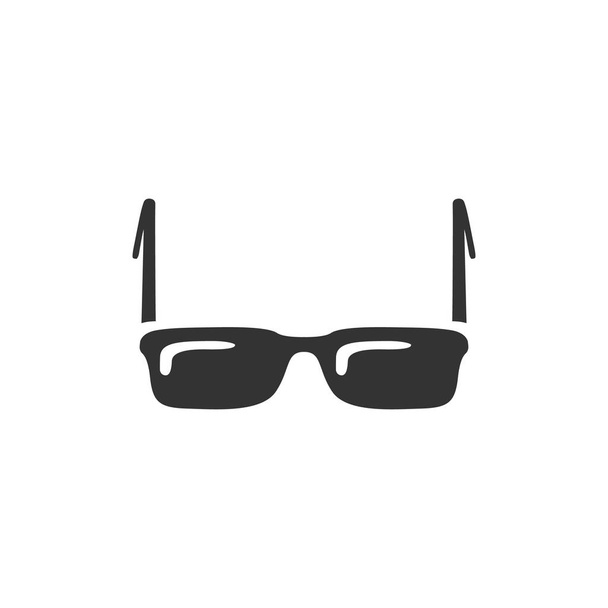 Icône de lunettes de vue en couleur gris unique
.  - Vecteur, image