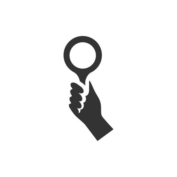 Icona della mano dell'offerente
  - Vettoriali, immagini