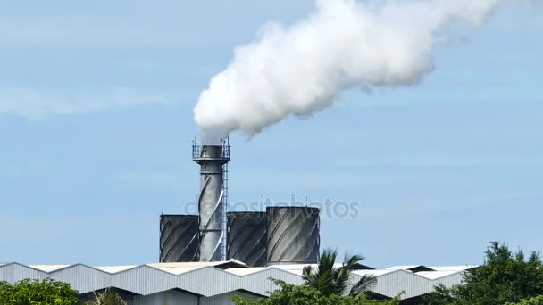 Ο καπνός από βιομηχανικής ρύπανσης του περιβάλλοντος. - Πλάνα, βίντεο