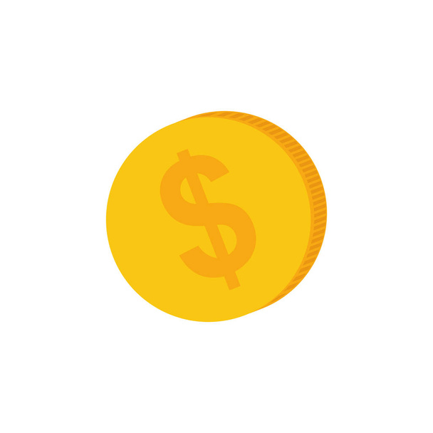 Coin money isolated - Vector, Image