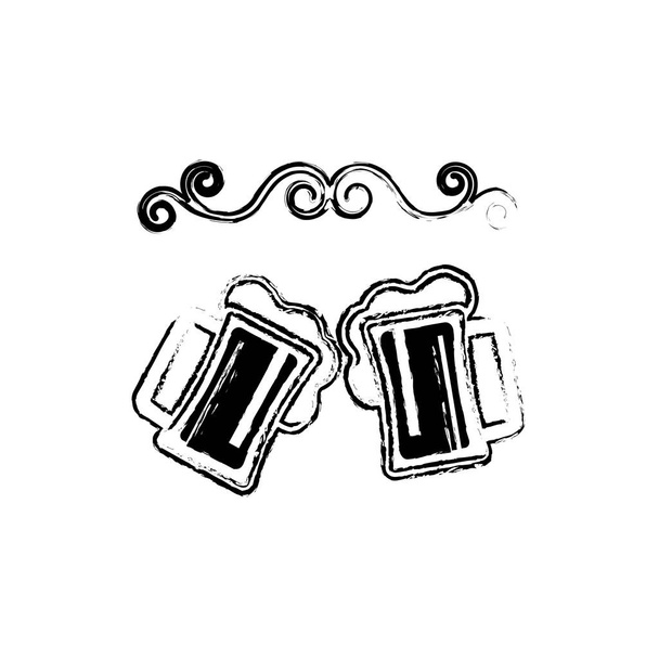 Concepto de cerveza y cervecería
 - Vector, Imagen
