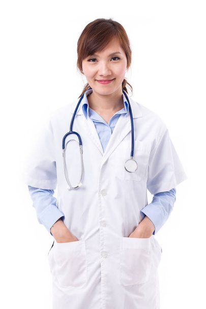 confident, happy, positive female doctor - Photo, Image