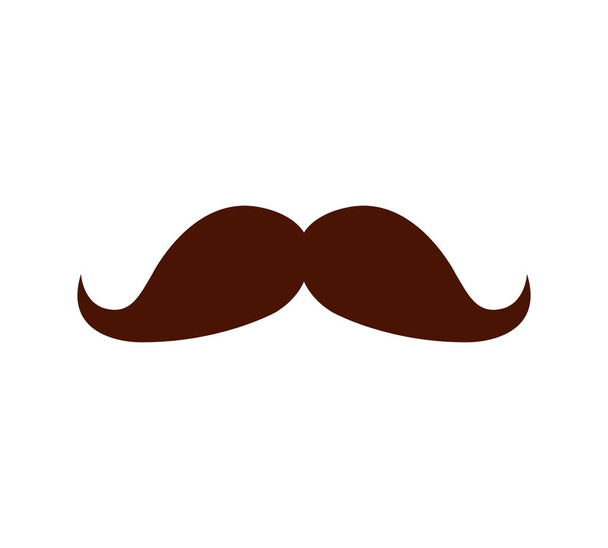 mustache father day card - Vector, Image