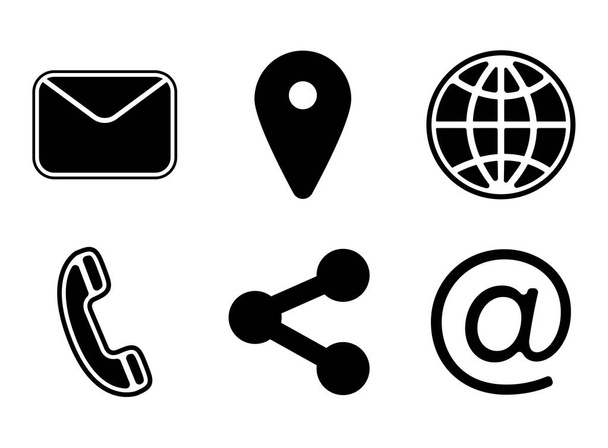 Various vector icons of communication - Vektor, kép