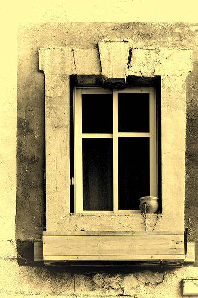 Ізраїль старі вікна в Jaffa. Вінтажному стилі тоновані зображення - Фото, зображення