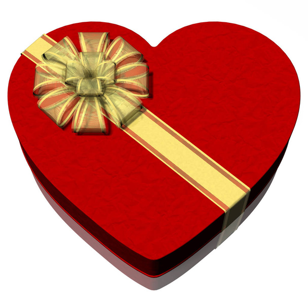 hart gift van de Valentijnskaart - Foto, afbeelding