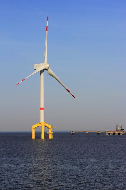 Offshore wind power plant - Photo, Image