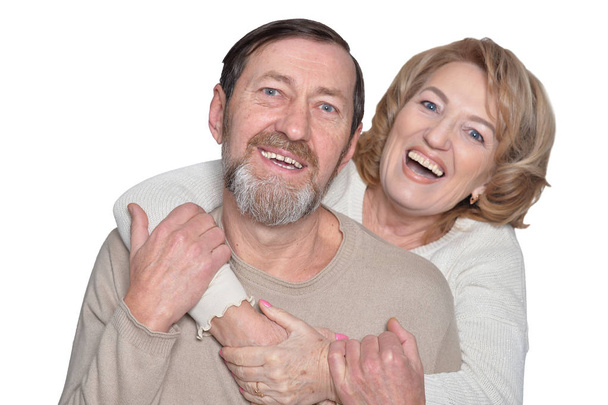 smiling mature couple - Foto, afbeelding