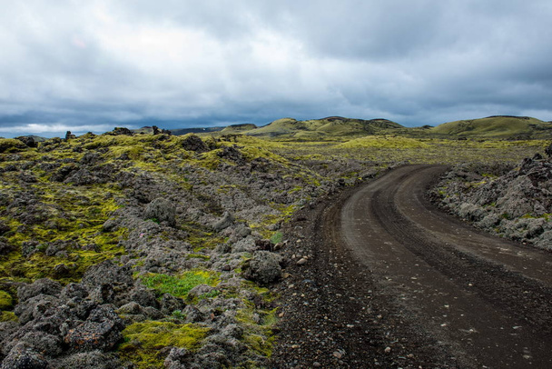 Volcanic landscape in Lakagigar, Iceland - Fotó, kép