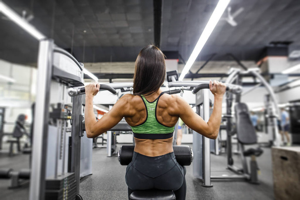 fitness woman in gym - Photo, image