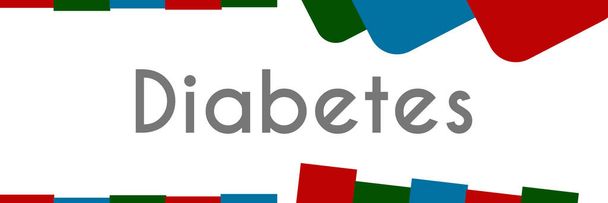 Diabetes Tiivistelmä värikkäitä muotoja
  - Valokuva, kuva