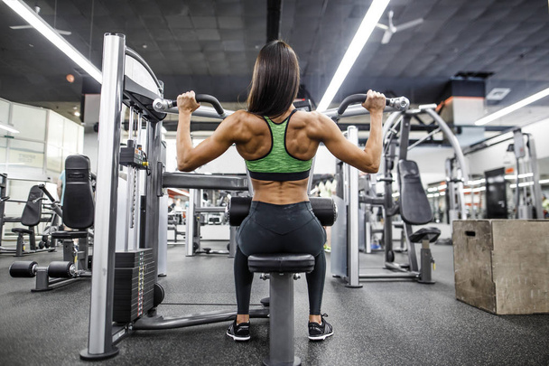 Woman in gym - Photo, Image