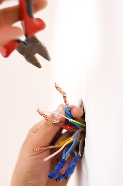 Handyman working closeup - Photo, Image