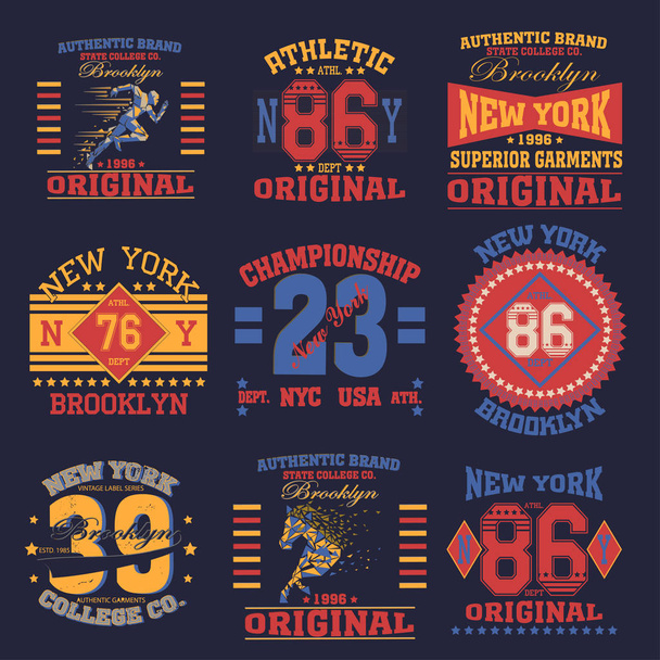 Typografia Nowego Jorku - Wektor, obraz