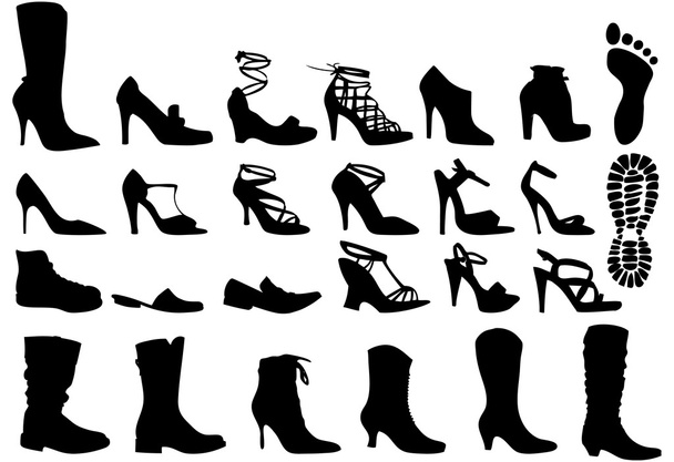 靴、ベクトル - ベクター画像