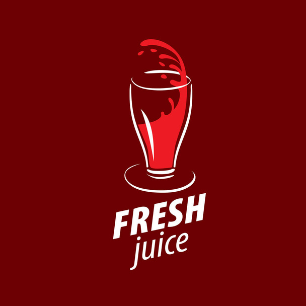 juice splash vector sign - Vektor, Bild