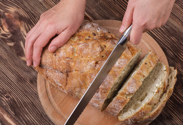 fresh homemade bread - Photo, Image