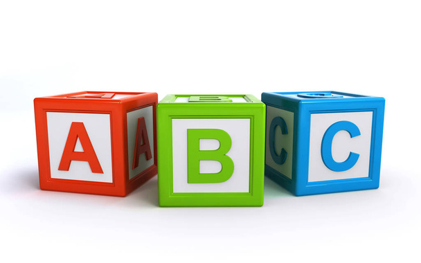 ABC alfabe küpleri - Fotoğraf, Görsel