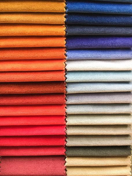 Seleção de cores de tecido
 - Foto, Imagem