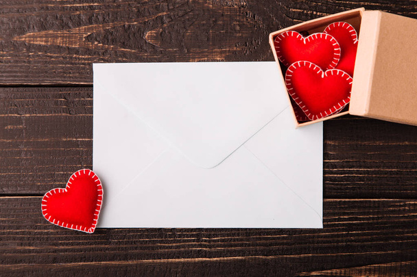 Liefdesbrief voor valentines day - Foto, afbeelding