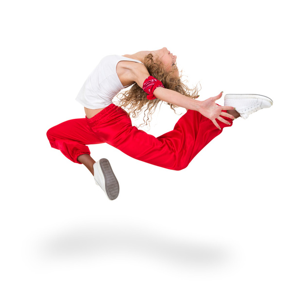 girl dancer jumping - Foto, Imagem
