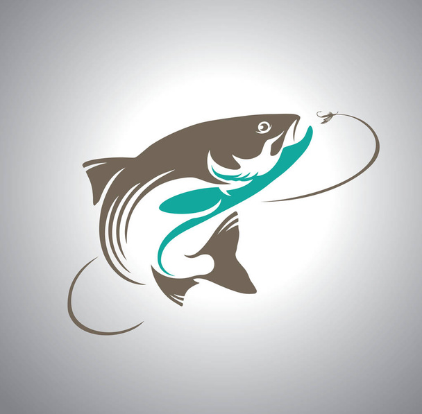 Caranx ryby pro logo - Vektor, obrázek