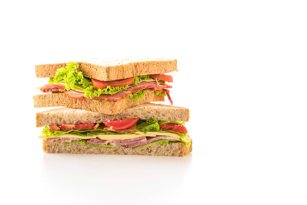 sandwich  on white background - Foto, Imagen