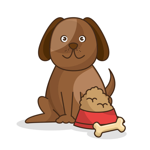 dog pet shop icon - Vector, Image