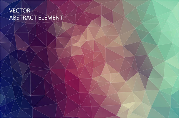 Abstract 2d geometrische kleurrijke achtergrond. Ontwerp voor web. - Vector, afbeelding