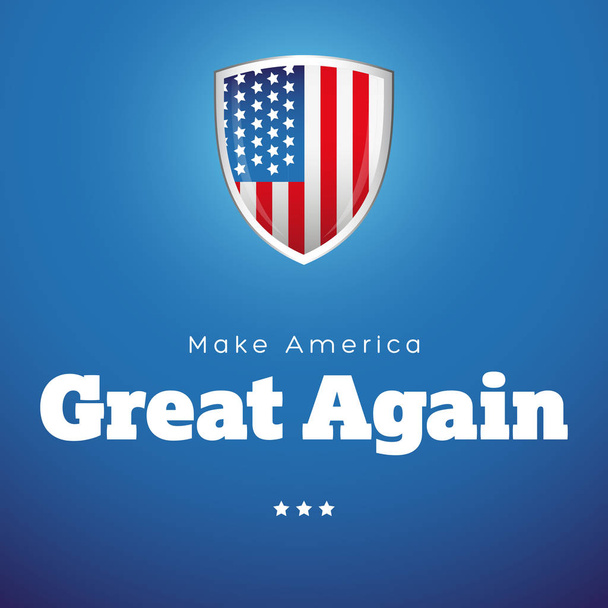Make America Great Again vector banner - Vector, Image